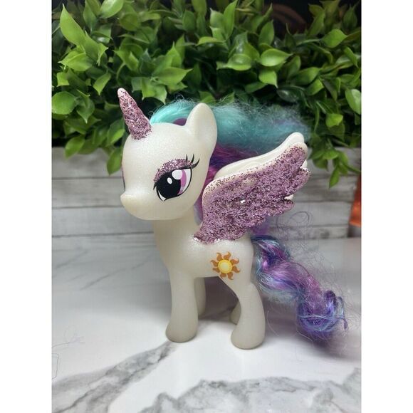 2016 Hasbro My Little Pony MLP G4 Princess Celestia Sparkling Glitter 6" - Picture 1 of 5